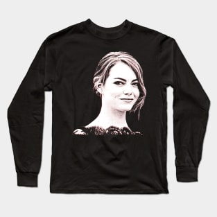 Emma Stone Long Sleeve T-Shirt